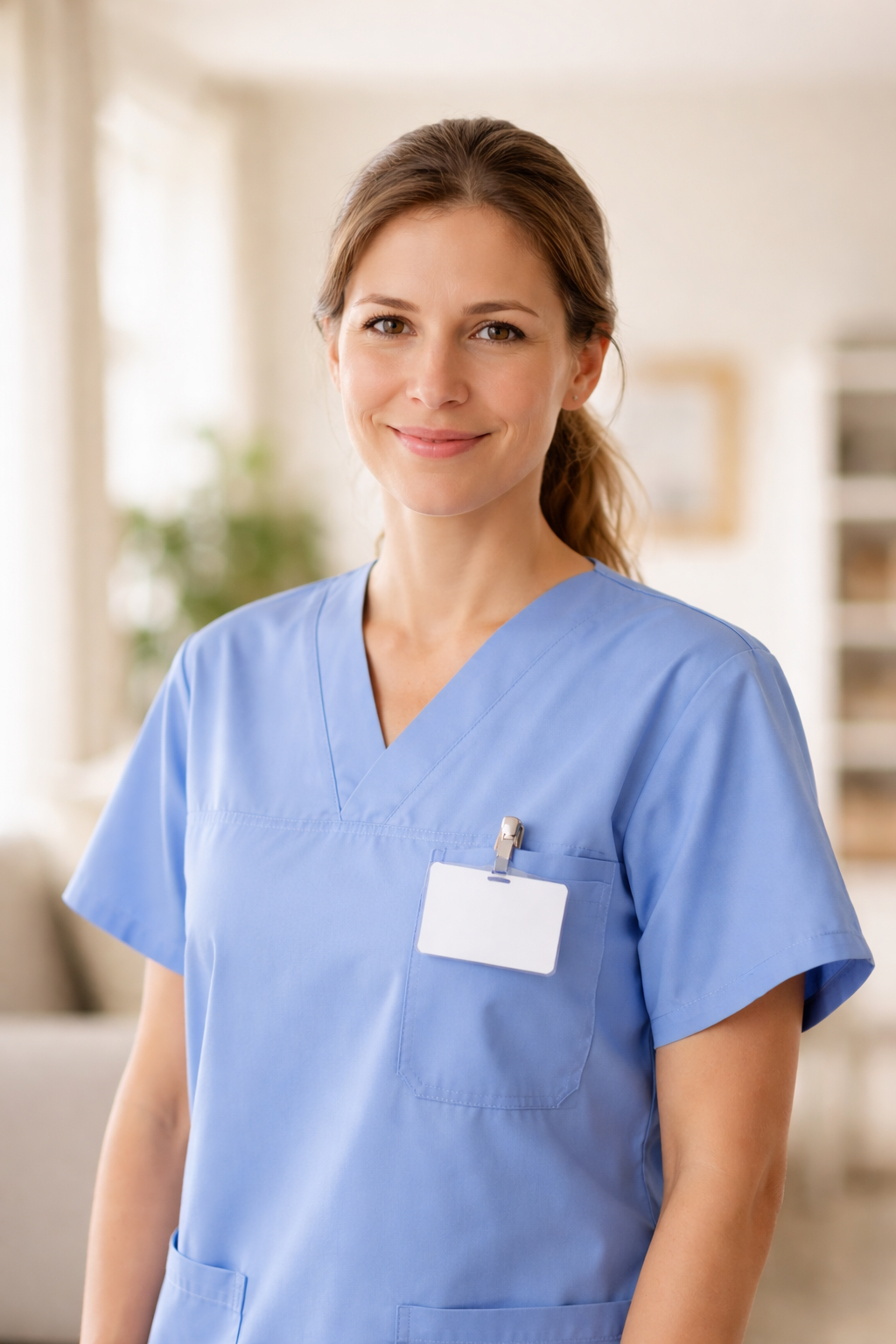 Freundliche Pflegefachkraft